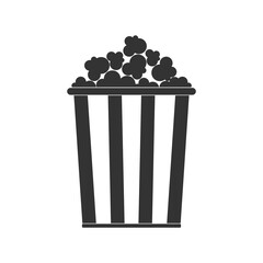 Popcorn package bag  icon isolated on transparent background