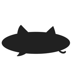 cat speech bubble black simple illustration
黒猫　吹き出し　シンプル　イラスト