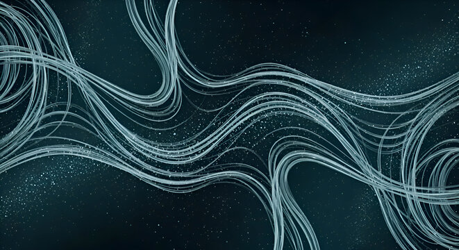Abstract Lines: A Minimalist Exploration of Flow and Connectivity.
