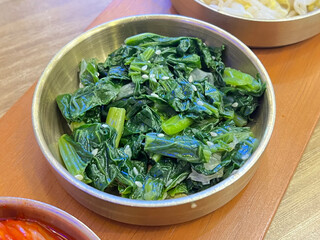 Korean Style Shrimp Sotbap Pot Baked Rice with Side dishes