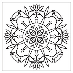 Summer Mandala Coloring Pages