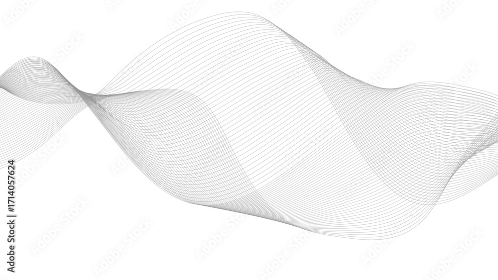 Poster abstract wave element for design. digital frequency track equalizer. wave with lines created using b