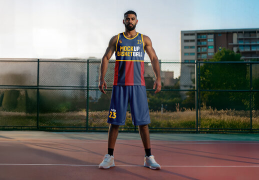 Basketball Player Mockup