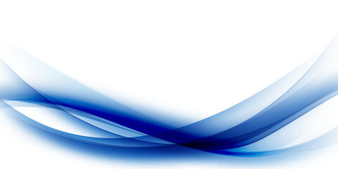 Blue waves abstract background, modern design, vector illustration