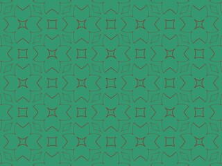 Green Floral Geometric Pattern Perfect for textiles, wallpapers, wrapping paper, and digital backgrounds.