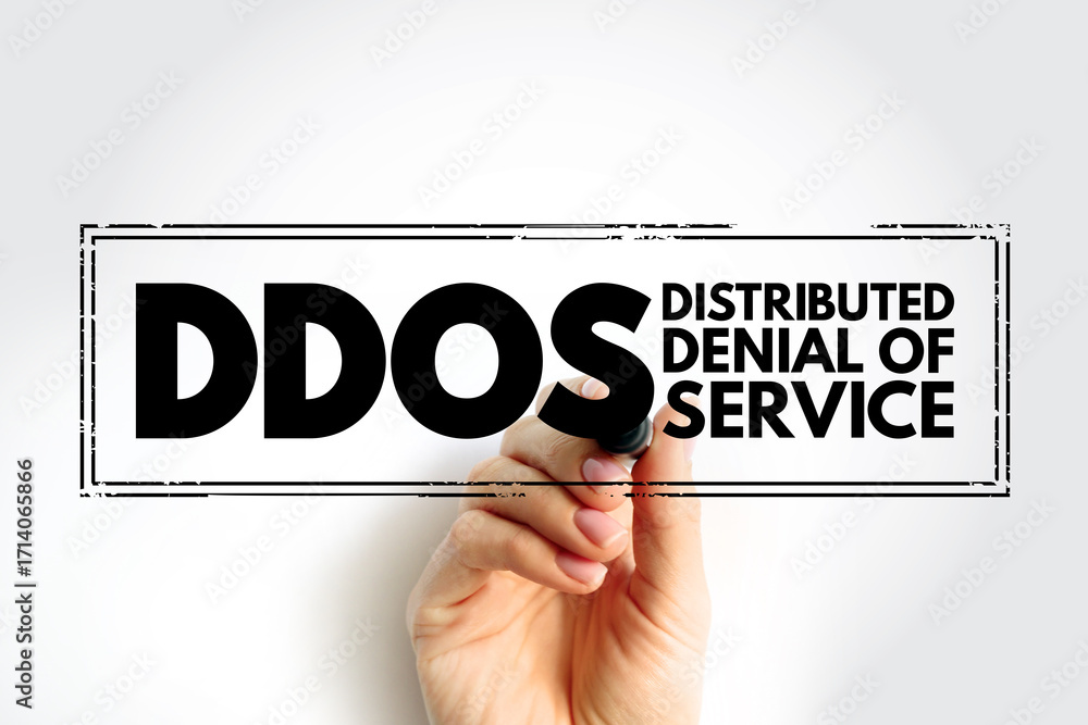 Aufkleber ddos - distributed denial of service attack occurs when multiple machines are operating together to 