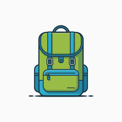 travel bag isolated on white