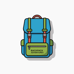 vector illustration of a suitcase