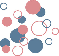 Abstract circle geometric shape