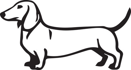 vector illustration of a dog