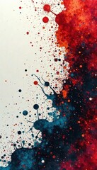 Abstract distressed monochrome background, chaotic ink splatters, messy, dirty