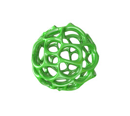 Earth on a colorful abstract background.