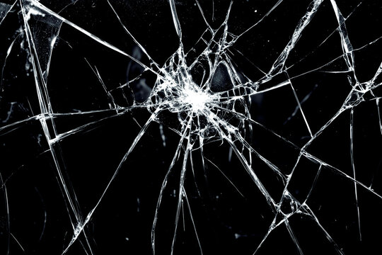 Realistic Cracked Glass Overlay Effect &ndash; Broken Surface Texture