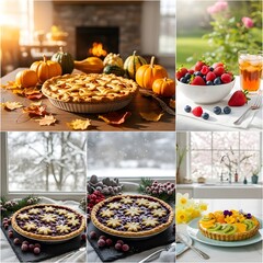 Abundant Harvest of fresh vegetables and fruits