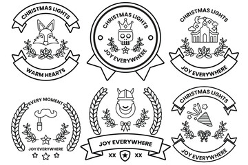 A collection of Halloween themed stickers