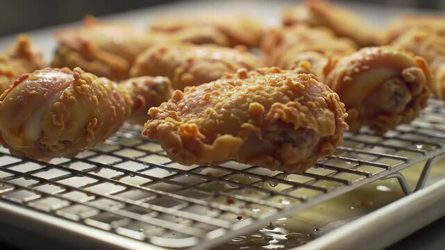 Crispy Fried Chicken Cooling Rack.