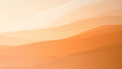 Layered Dunes A Subtle and Grainy Gradient Background with a Noise Texture, resembling Soft, Layered Dunes in Pastel Beige and Orange with Ample Copy Space