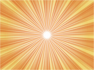 Orange Yellow Sunburst Abstract Background