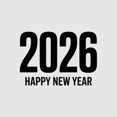 2026, newyear, celebration, greeting, holiday, festive, typography, minimal, modern, banner, card, design, illustration, party, countdown, joy, happiness, winter, seasonal, midnight, fireworks, festiv