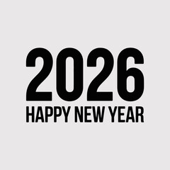 2026, newyear, celebration, greeting, holiday, festive, typography, minimal, modern, banner, card, design, illustration, party, countdown, joy, happiness, winter, seasonal, midnight, fireworks, festiv