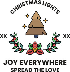 A black and white Christmas tree with a white background