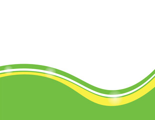 abstract green wave background