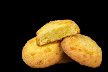 lemon cookies isolated
