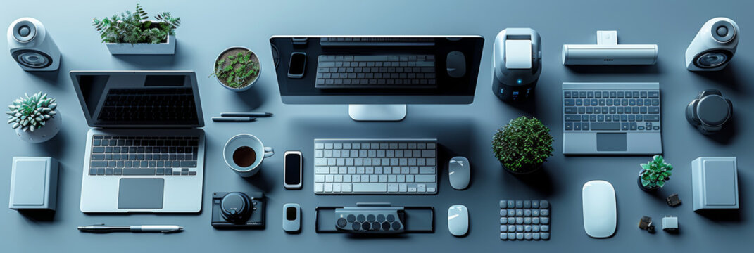 Isometric icons of computers and liaisons. Great for digital solutions.