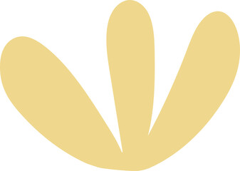 Abstract Flower Shape Doodle Icon, Hand Drawn Floral Symbol, Minimalist Botanical Vector, Simple Blossom Design, Modern Decorative Element, Geometric Petal Illustration