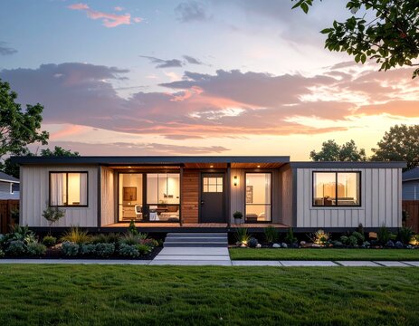 Modular homes exterior designs of modern architecture