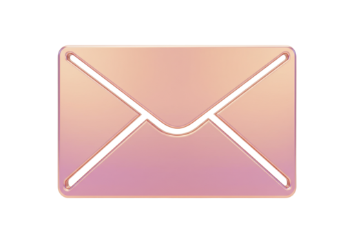 Isolated Mail Envelope Concept, Business Communication, Newsletter Design Element Style - Powered by Adobe