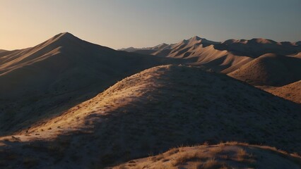 Fototapeta premium Mountain ridges at sunset