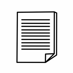 vector illustration of a notebook