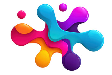 Abstract Colorful Blob Design