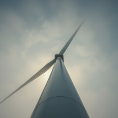 Wind Turbines at Sunset – Renewable Energy and Sustainable Future 