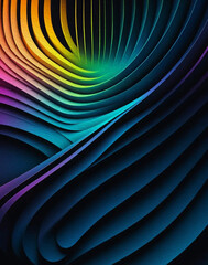 Abstract technology background. . Oil paint illustration.