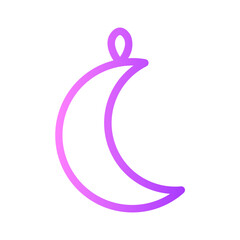 moon gradient icon