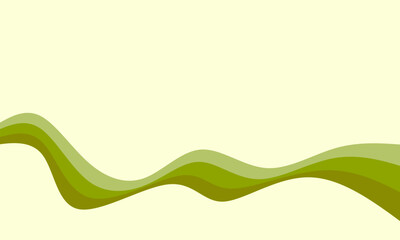 abstract green background with waves