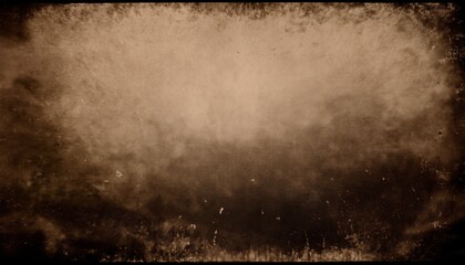 Faded Sepia Photo Overlay With Gritty Dust Specks Soft Vignette Edges Warm Brown Tones Worn Paper Texture And A Nostalgic Vintage Charm