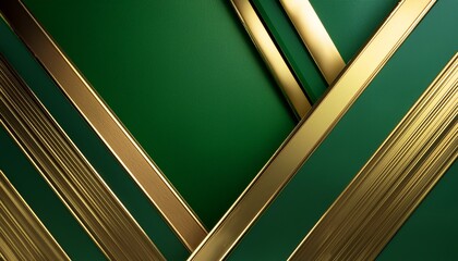 Green Luxury And Golden Modern Backdrop A Modern Template Deluxe Exclusive Luxurious Green Aesthetics With A Sleek Modern Design