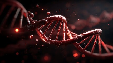 Exploring dna and biotechnology research medical innovations in genetics science laboratory close-up view advanced concepts