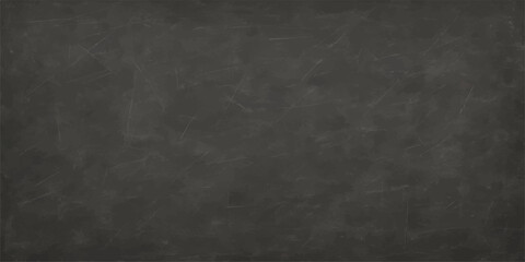 Black chalkboard texture with grunge dark surface and blank board background