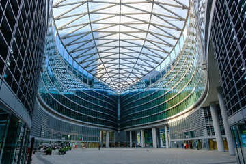 Milan, Italy: Palazzo Lombardia, modern building hosting the region government