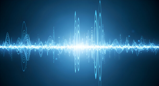 Blue Energy Wave: A Visual Representation of Power and Connectivity.