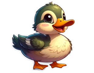 cartoon duck PNG