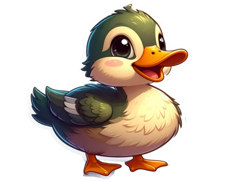 cartoon duck PNG