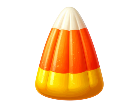  classic candy corn PNG - Powered by Adobe