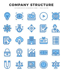 Company Structure icon pack for your website. mobile. presentation. and logo design.