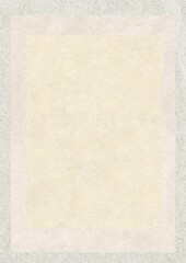 Blank textured paper with light beige center and gray border