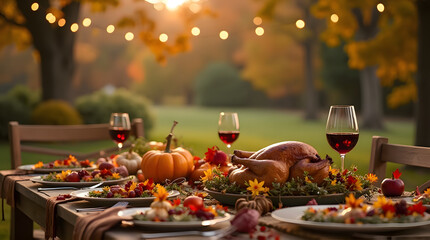  Thanksgiving Dinner in the Golden Hour